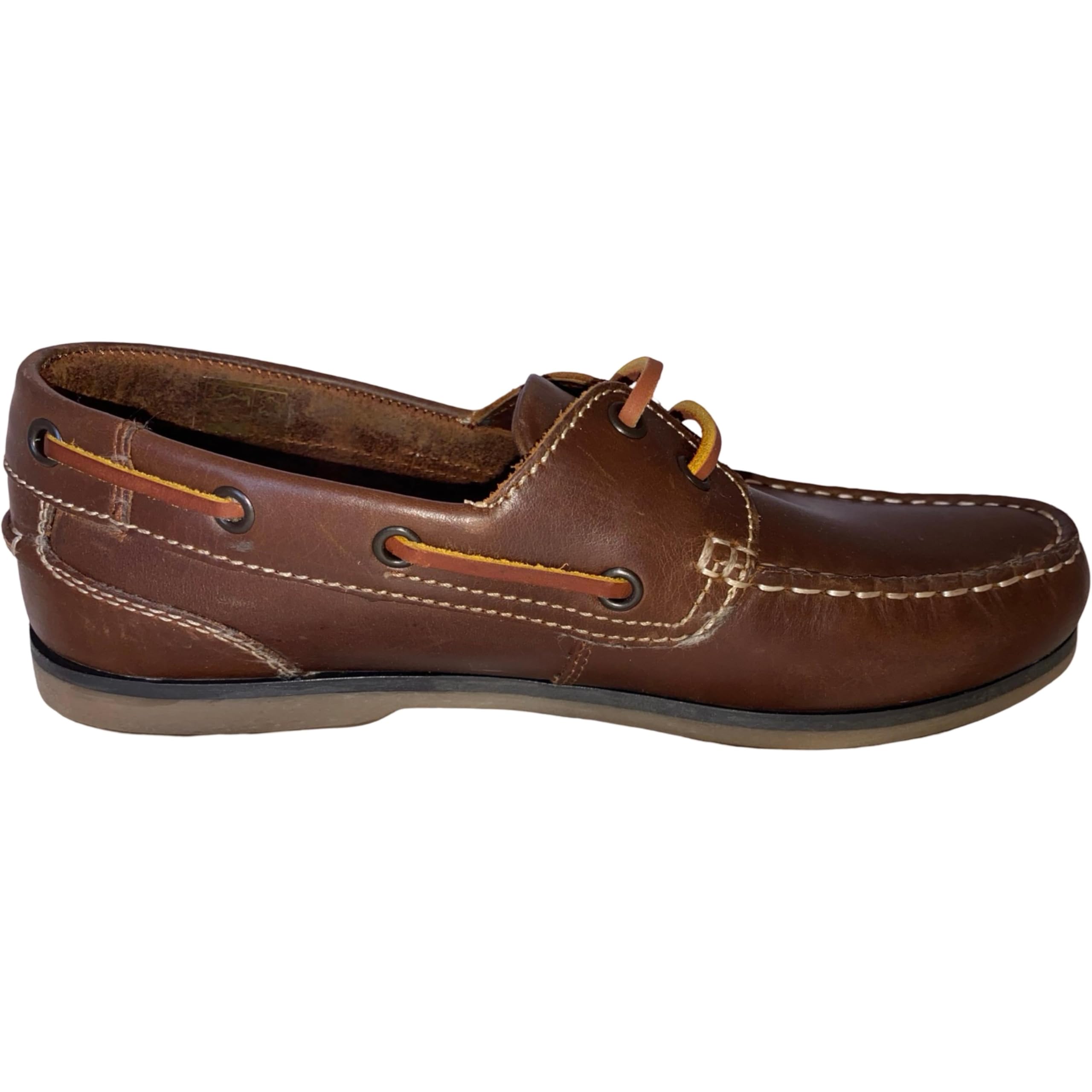 Catesby - Zapatos de plataforma estilo barco con cordones de piel nobuck para mujer