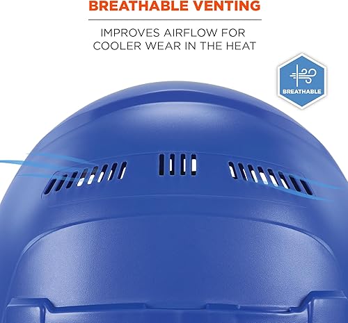 Miniatura 3 de Ergodyne Skullerz 8966 - Casco ligero estilo gorra con ventilación ajustable, tipo 1, clase C