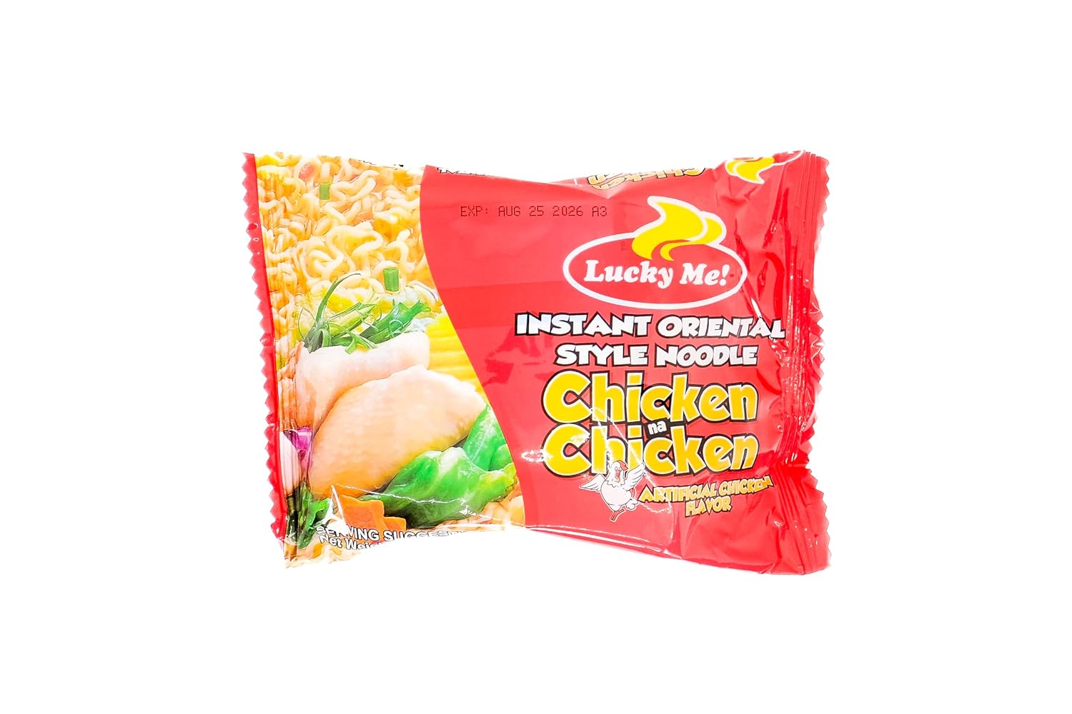 Luckyme Chicken Instant Ramen Noodle Soup Philippine Style (15 Pack/ 18 Pack / 24 Pack / 72 Pack)