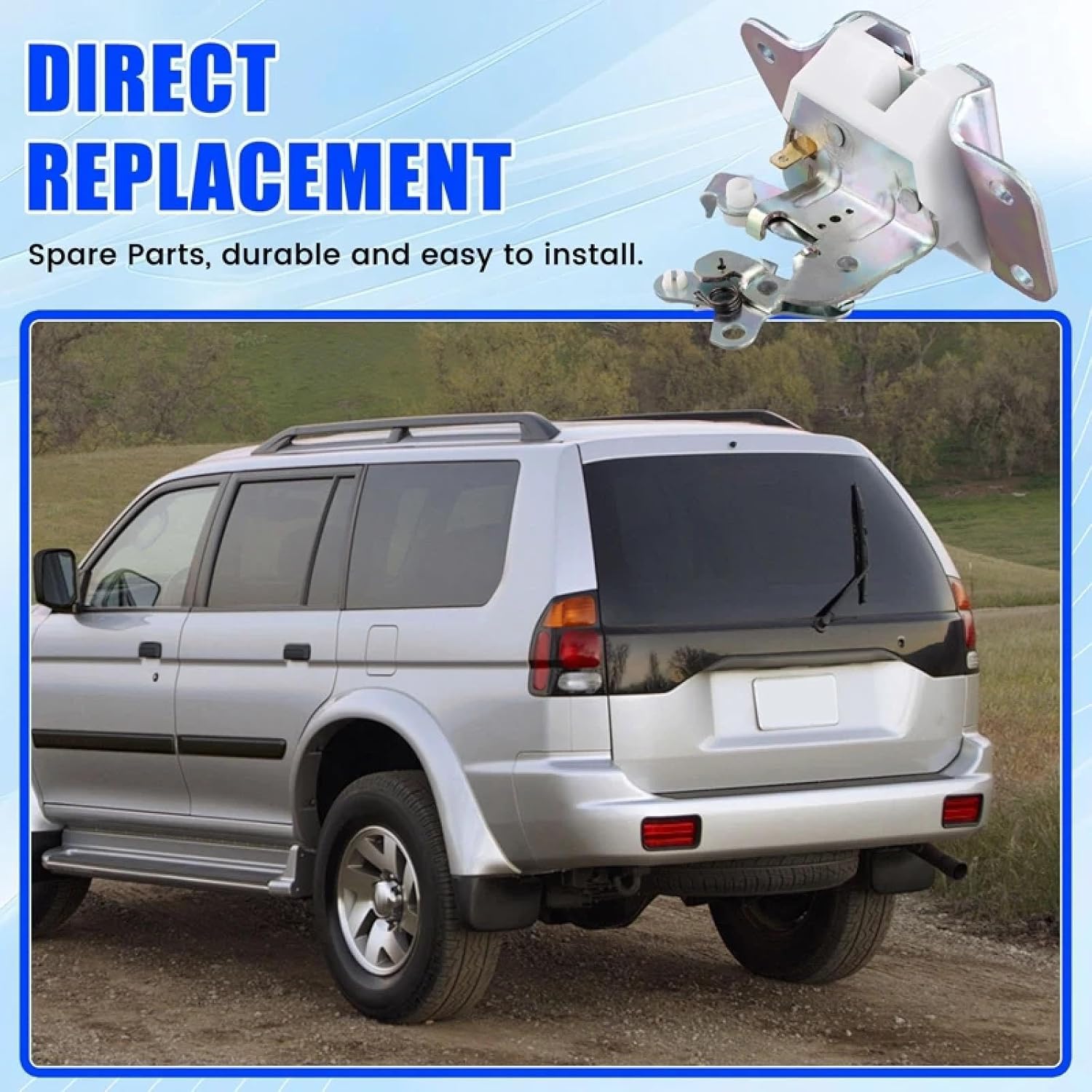 Door Lock for Mitsubishi Montero Pajero 1996-2004, Car Trunk Lock Latch Actuator Lock MR503021Actuator/Door Actuator/Door Lock Latch Actuator