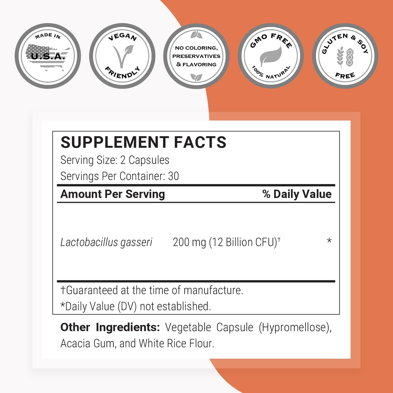 Supersmart - Lactobacillus Gasseri 12 Billion CFU per Day - Probiotic Supplement | Non-GMO & Gluten Free - 60 * 3 DR Capsules (Delayed Release) (3)