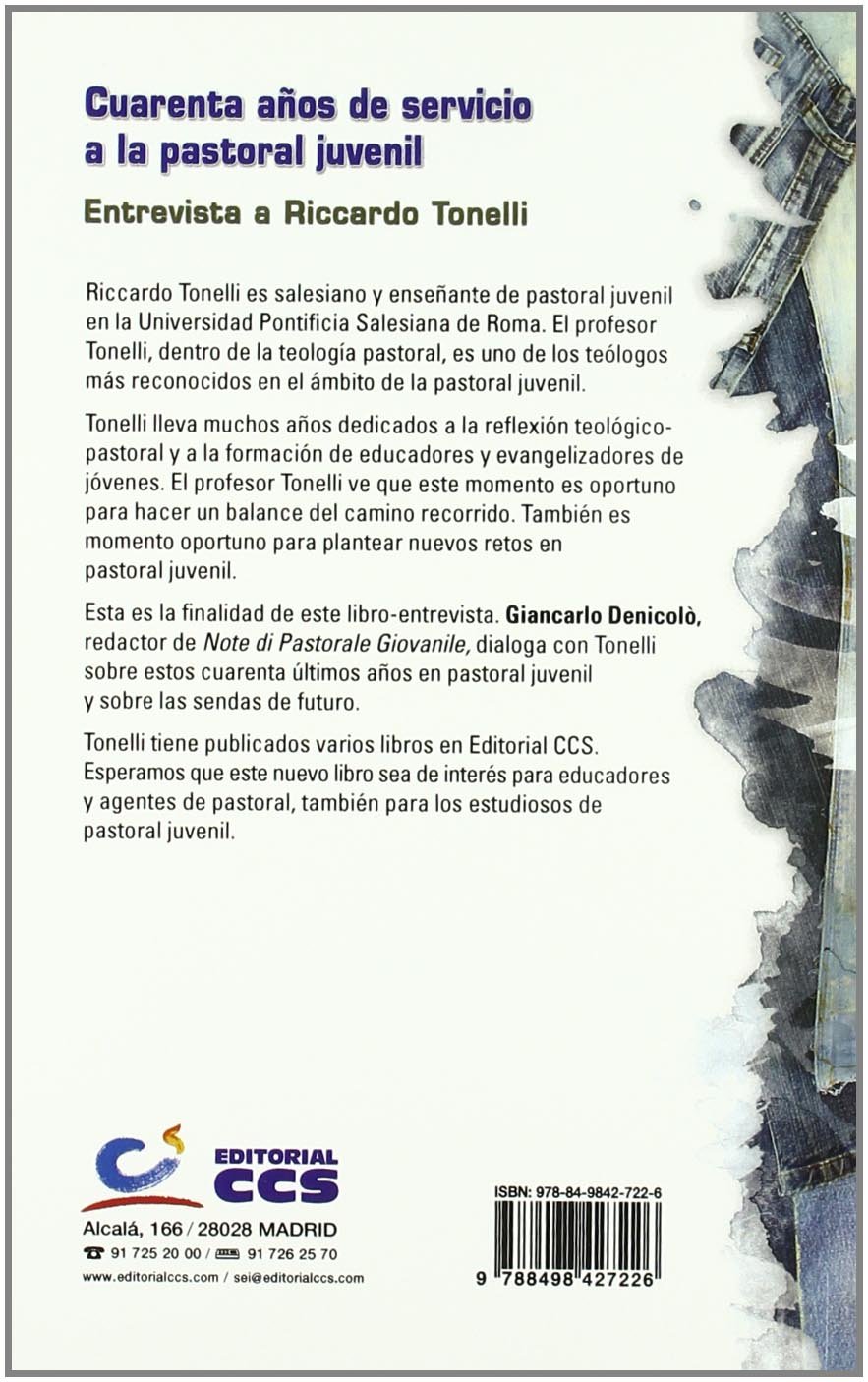 Cuarenta años de servicio a la pastoral juvenil: Entrevista a Riccardo Tonelli: 8 (Agentes PJ)