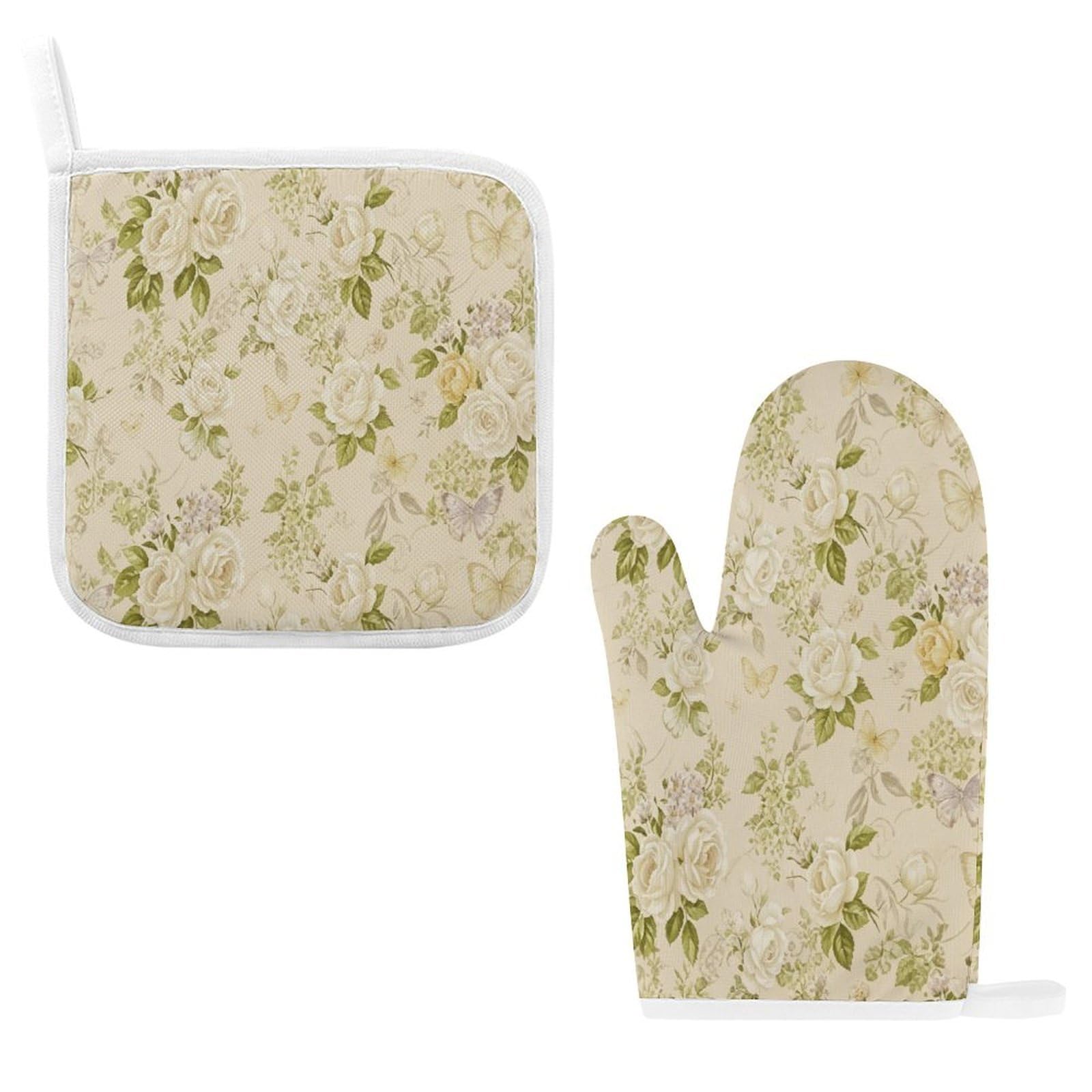 Fodpand Style Botanical Fresh Oven Mitts And Pot Holders Sets