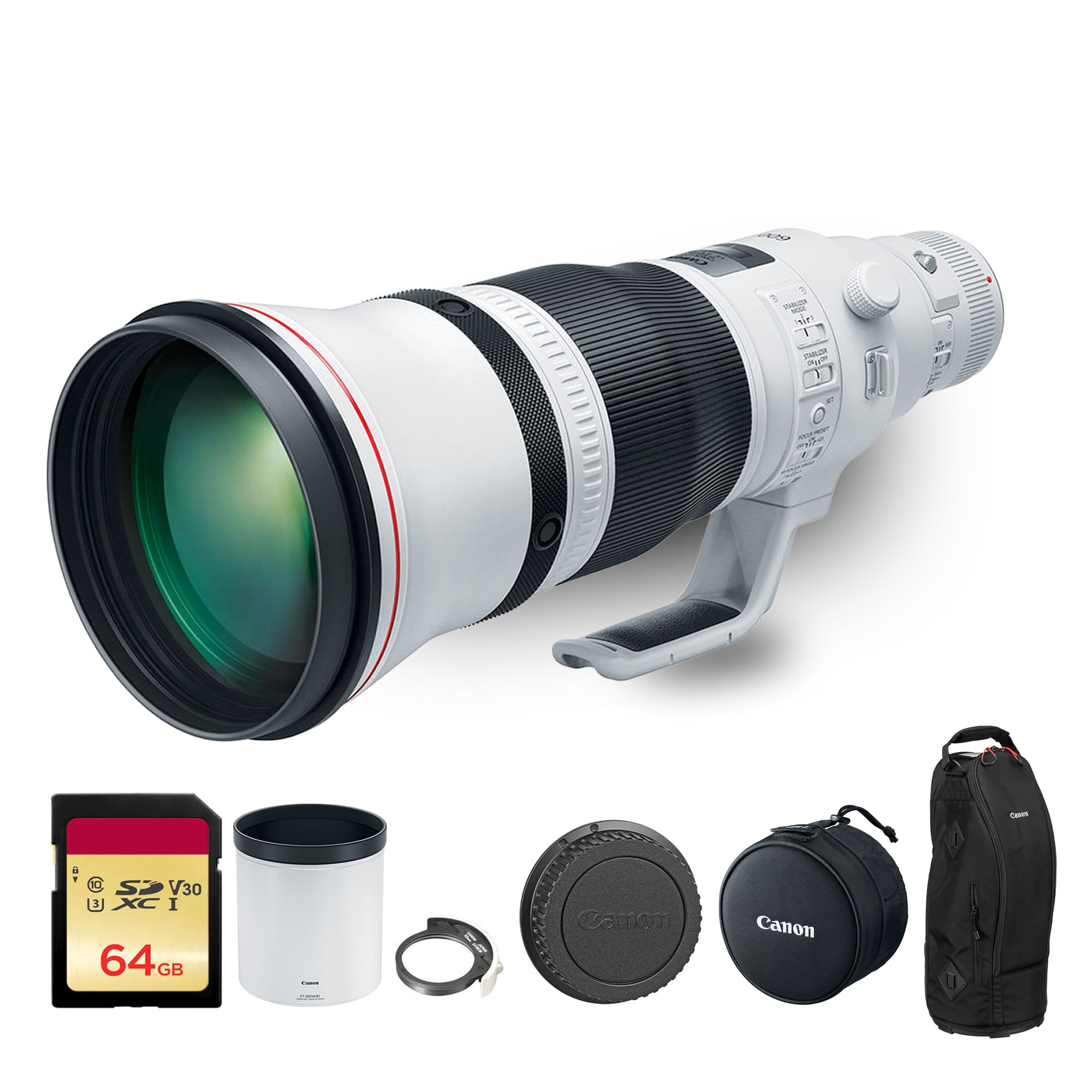 Amazon.com: Canon EF 600mm f/4L is III USM Lens (3329C002) Bundle