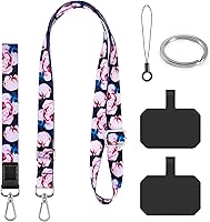 Vista 9 de Cordón para teléfono celular, correa cruzada para teléfono, correa de muñeca, cordones para llaves, correas de hombro ajustables universales