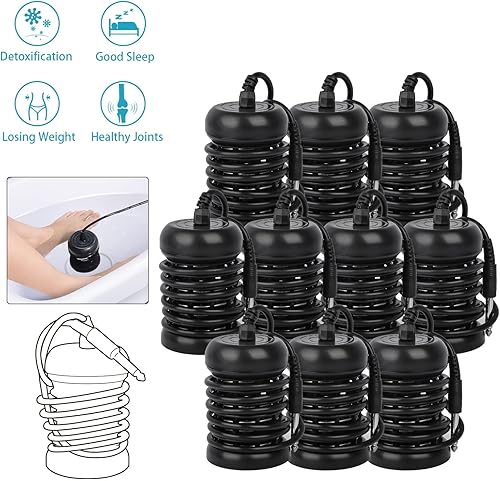 Miniatura 13 de Paquete de 4 matrices de desintoxicación de pies, matrices de iones de repuesto para máquina iónica de baño de pies, portátil para máquina