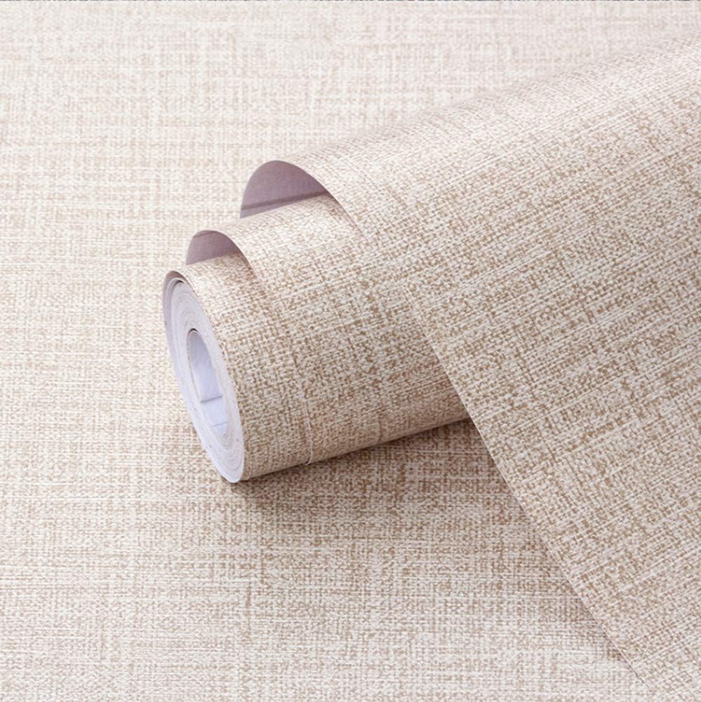 Amao Burlap Pattern Self Adhesive Paper for Shelf Drawer Liner and Arts