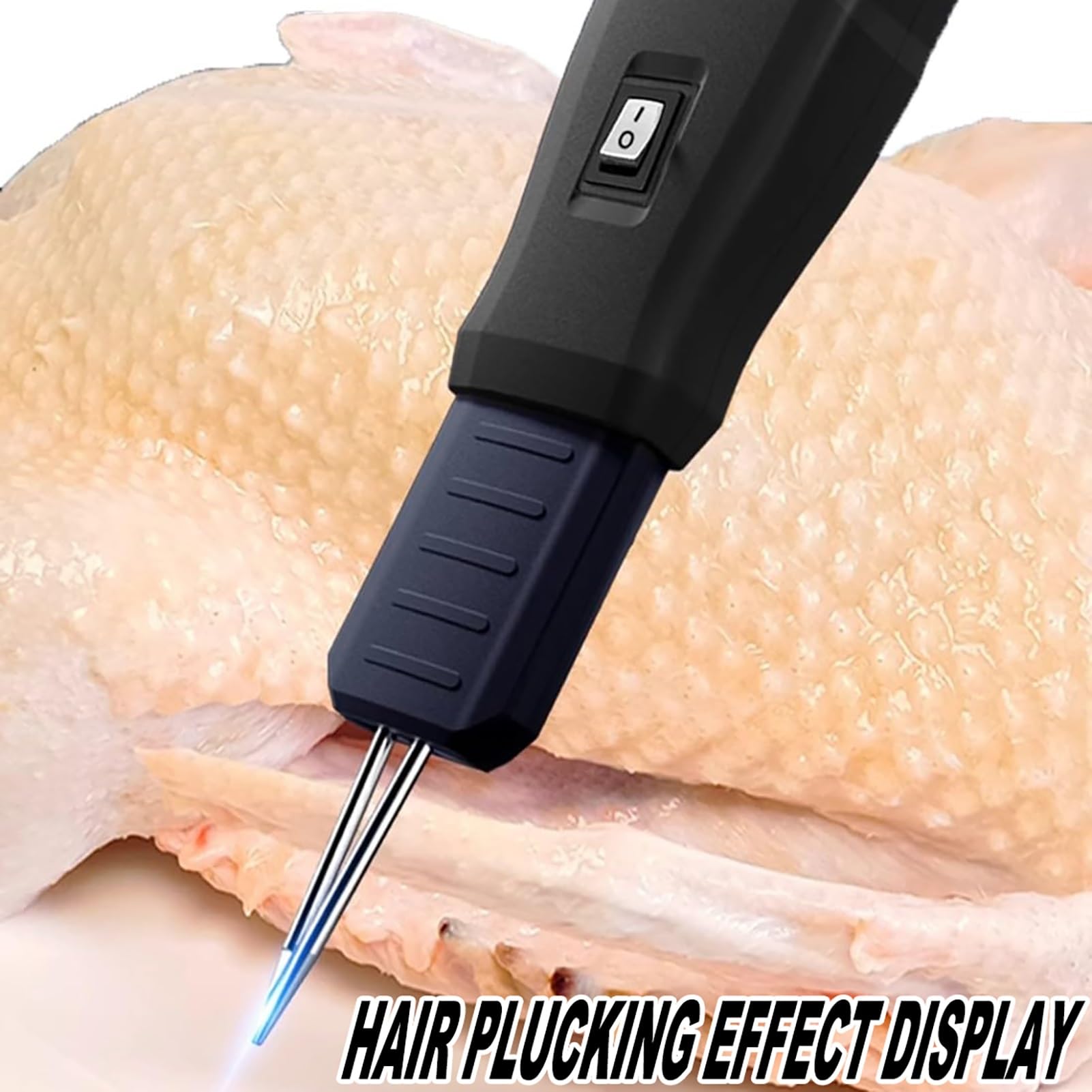 Máquina eléctrica para desplumar pollos, herramienta portátil de extracción de plumas para aves de corral, ideal para pollos, patos, gansos, pavos