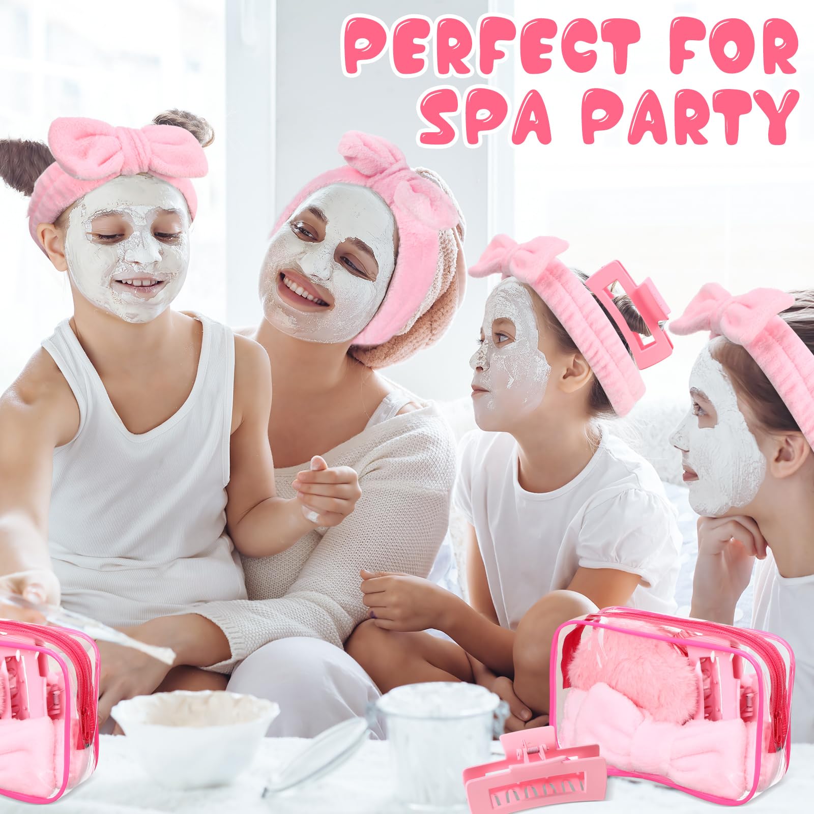 Amazon.com : Hoteam 24 Pcs Spa Party Favors Supplies 6 Spa 