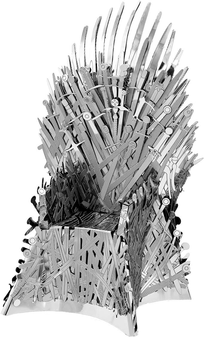 Fascinations Metal Earth ICONX Game of Thrones Iron Throne 3D Metal Model Kit