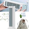 Coldeez Cooling Ace 4.0, Cooling Ace Air Conditioner, Coldeez Air Conditioner, Portable Air Conditioner Cooling Ace with 3 Speeds, Air Cooler for Room Patio White,Rechargeable