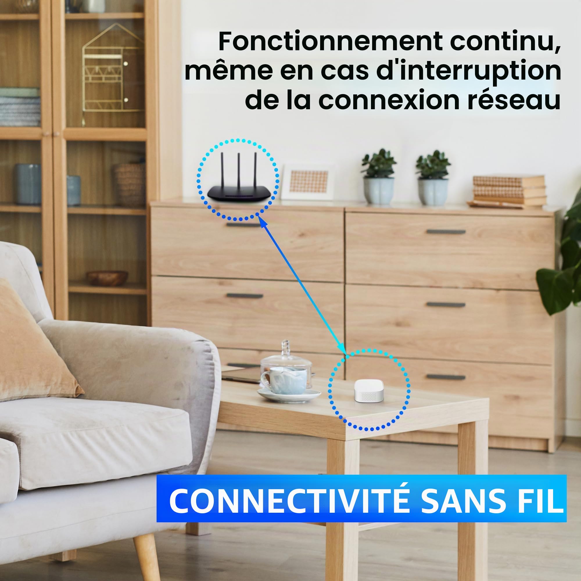 Extralink Zigbee Gateway 3.0 Tuya Smart Home Hub Gateway - Contrôle par Alexa, Google Home, Application Tuya - Prend en charge les capteurs, les lumières, les nids - Automatisation hors ligne
