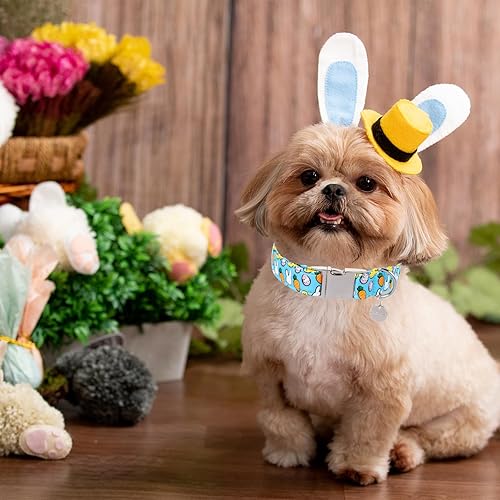 Miniatura 4 de Collar para perro de Pascua, collar de huevo de Pascua de algodón para cachorros, hembras, machos, perro o gato, regalo del día de Pascua, collar de