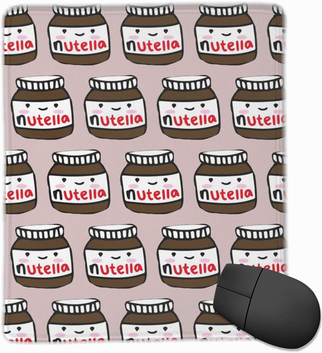 Chocolate Sauce Rectangle Non-Slip Rubber Mouse Pad with Stitched Edges