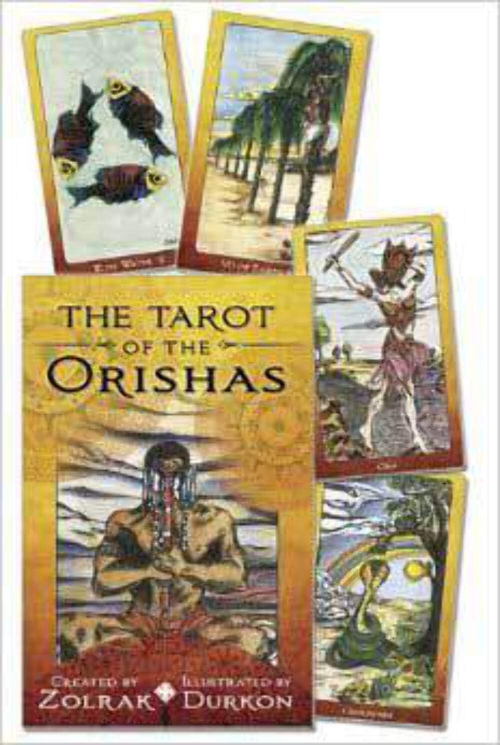 AzureGreen Tarot Card Painting Tarot of the Orishas (deck and book) by Zolrak & Durkon