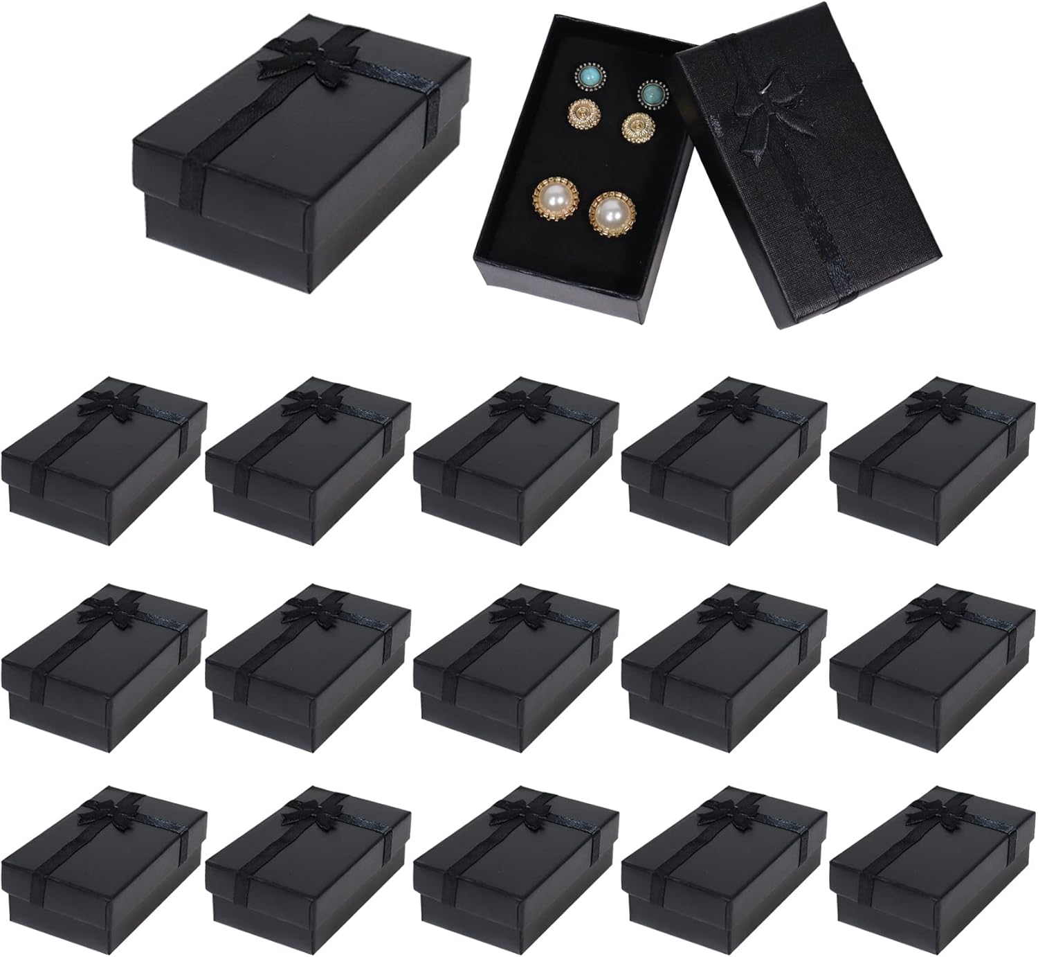 Nideen 15 Pack Jewellery Gift Boxes, 8x 5x 3cm Small Gift Boxes for