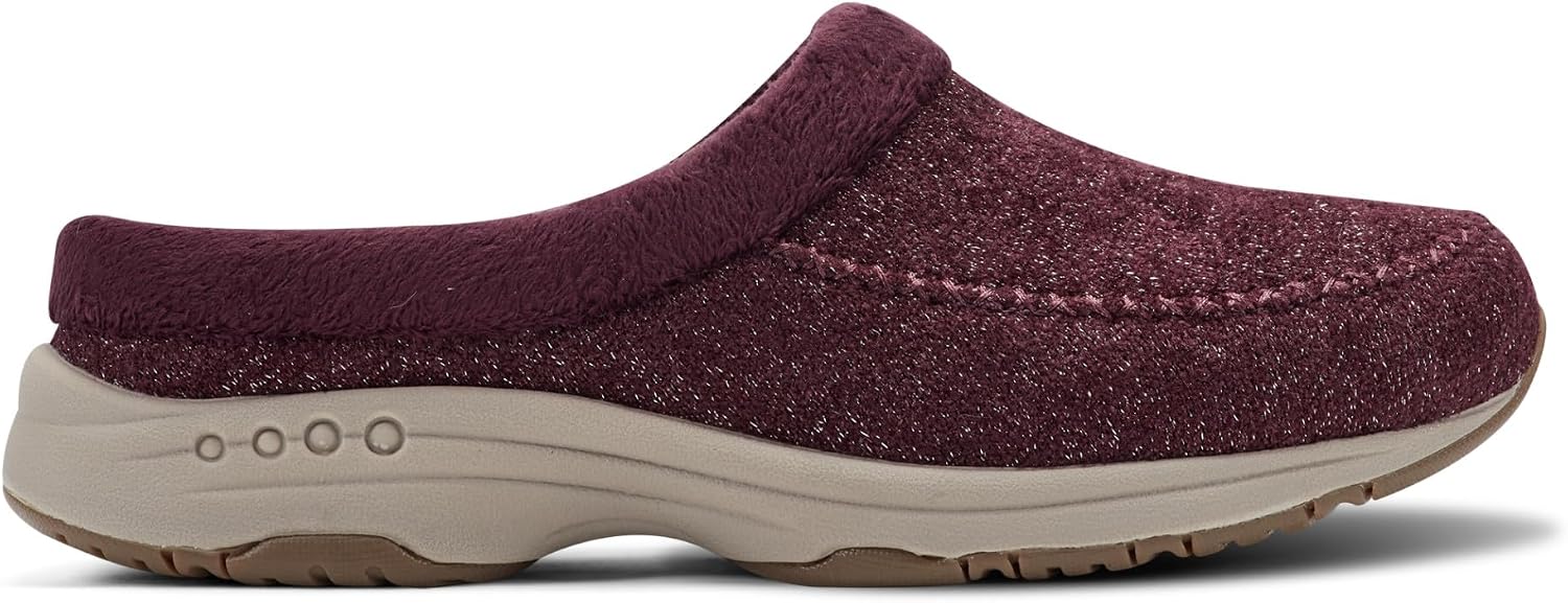 Easy Spirit Traveltime Slipper Women's Slipper, 9.5 C/D US, Wine image 5