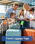 Silicone Luggage Tags, 6 Pack Teskyer Premium Luggage Tags with Name ID Card, Privacy Protection Travel Bag Tag Labels with Stainless Steel Loop, Travel Accessories for Suitcases | Durable Silicone Design, Flexible & Tear Resistant, 6 Color Organizat