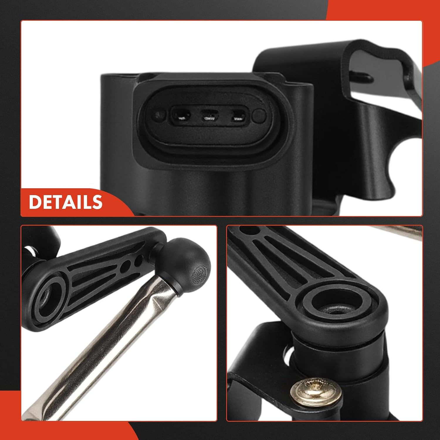 A-Premium Ride Height Level Sensor Compatible with Porsche Panamera 2017-2023, Rear Driver and Passenger Side, 2-PC Set