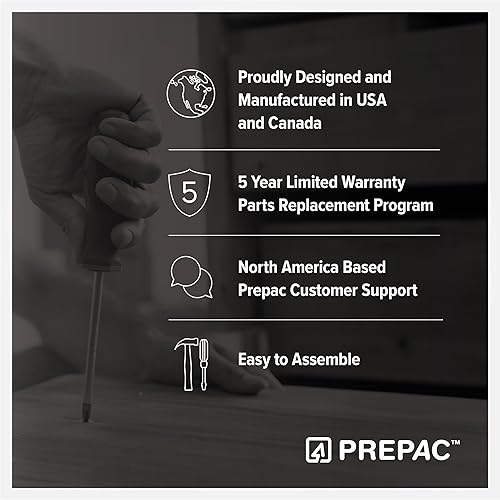 Miniatura 9 de Prepac - Cajonera Monterey de 5 cajones color Cherry