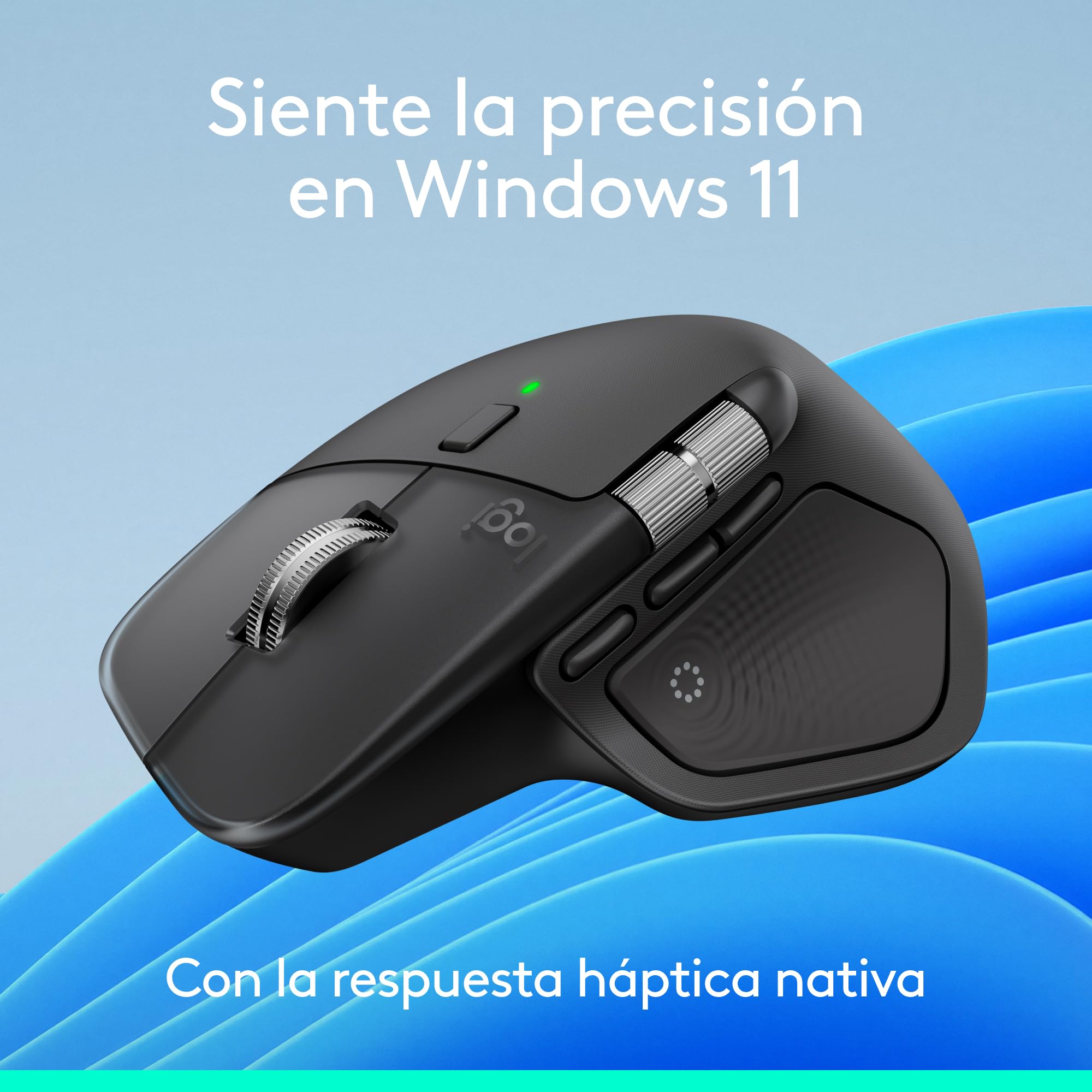 Logitech MX Master 4, ratón inalámbrico ergonómico con Respuesta háptica Avanzada, Desplazamiento ultrarrápido, Carga USB-C, Bluetooth, Windows, macOS - Negro