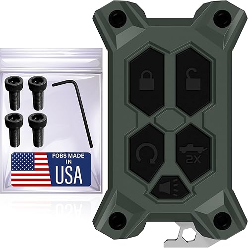 Vista 50 de Funda para llavero Chevy – para funda de llavero GMC – Accesorios Silverado Sierra – Abrebotellas integrado – Compatible con guía de ajuste