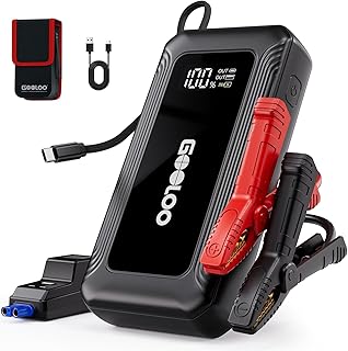 GOOLOO G7 3000A Jump Starter with Built-in Cable, Portable Power Bank for 45W Fast Charging, 12V SuperSafe Lithium Jump Box, Battery Booster Pack Up to 8.5L Gas or 6.0L Diesel Engine