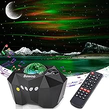 Star Projector, Polar Aurora Galaxy Projector with Bluetooth Speaker Remote Control, Multiple Light Modes Children's Projector Decoration for Bedroom/Parties, Gift for Kids/Friends