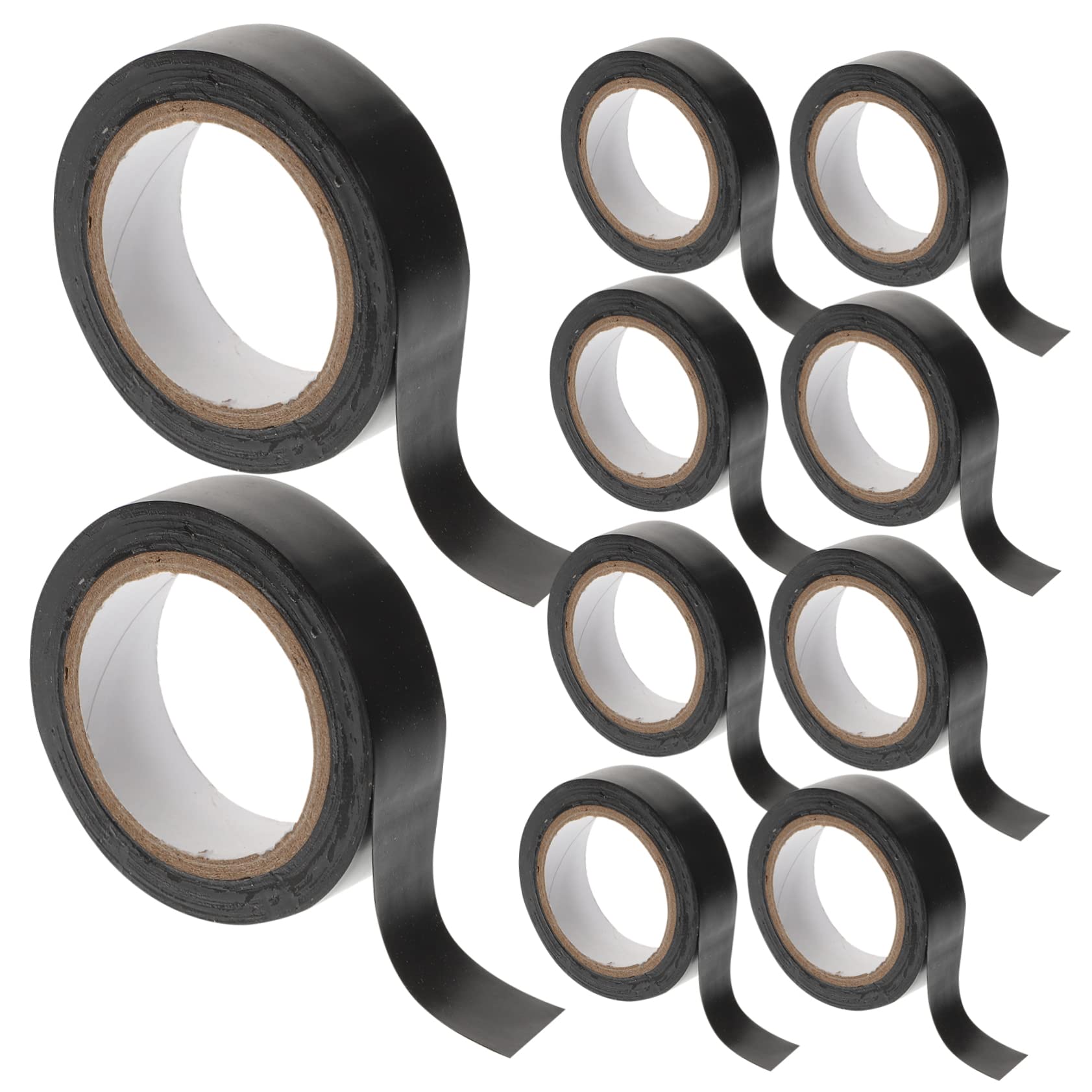 LIFKOME 10Rolls PVC Electrical Tape High Insulation Heavy Duty Electric Tape for Wire Splicing Indoor Outdoor Use and Portable for Electrical Repair