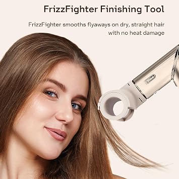 Frizz Fighter Attachment for Shark Flex Style, Reduces Frizz & Smooths Hair | FrizzFighter Finishing Tool for Shark XSKHD4PA FlexStyle, Fits HD400/430/432/435/440, Smooth Styling Tool for Women & Men