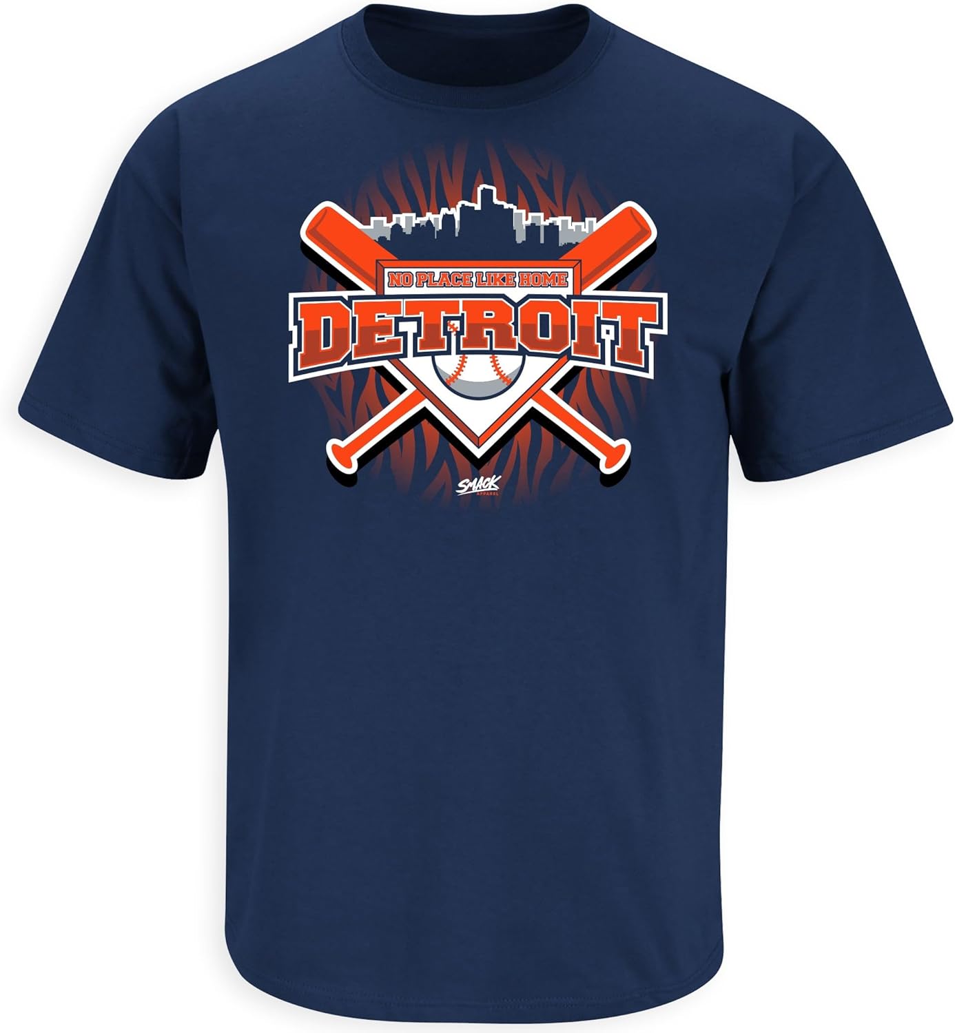 No Place Like Home T-Shirt for Detroit Baseball Fans (SM-5XL)