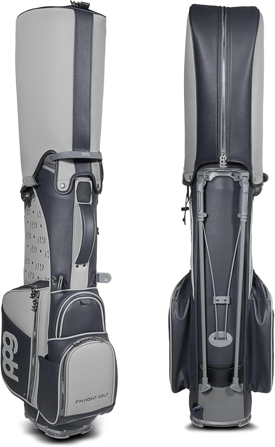 PPG Pin Popint Golf Triumph Series Stand Bag, 6-Way Club Divider, Protective Cover, Multiple Pockers for Organization, Easily Attaches to Pushcar & Trolley, Georgetown