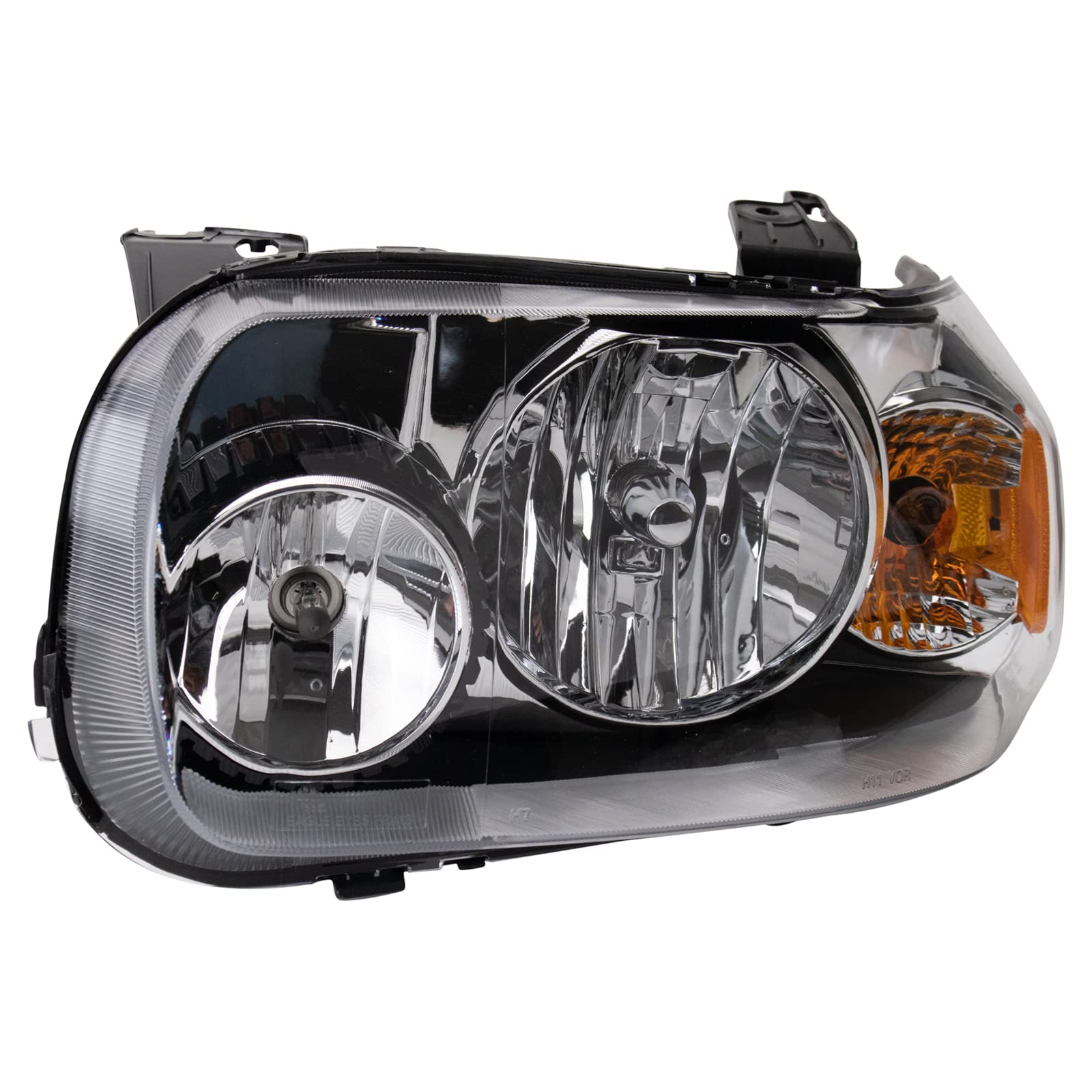 TRQ Driver Side Headlight Assembly Halogen Compatible with 2005-2007 Ford Escape FO2518102