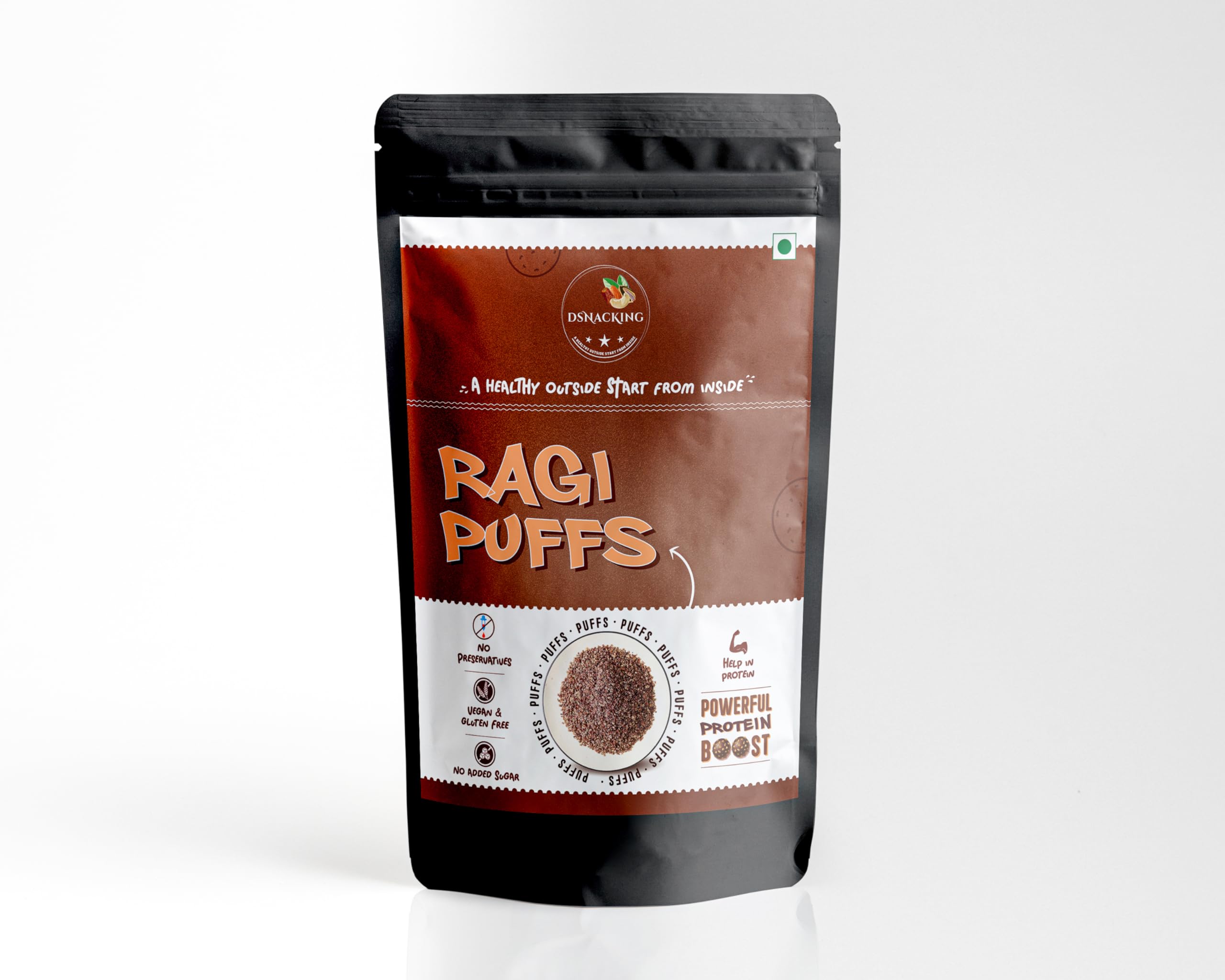 Dsnacking - Ragi Puffs - Immunity Gluten Free, Roasted Puffed Ragi | Healthy & Tasty Snack, Pouch (200 gm) (B0CJ4M8SM7) Amazon Price History, Amazon Price Tracker