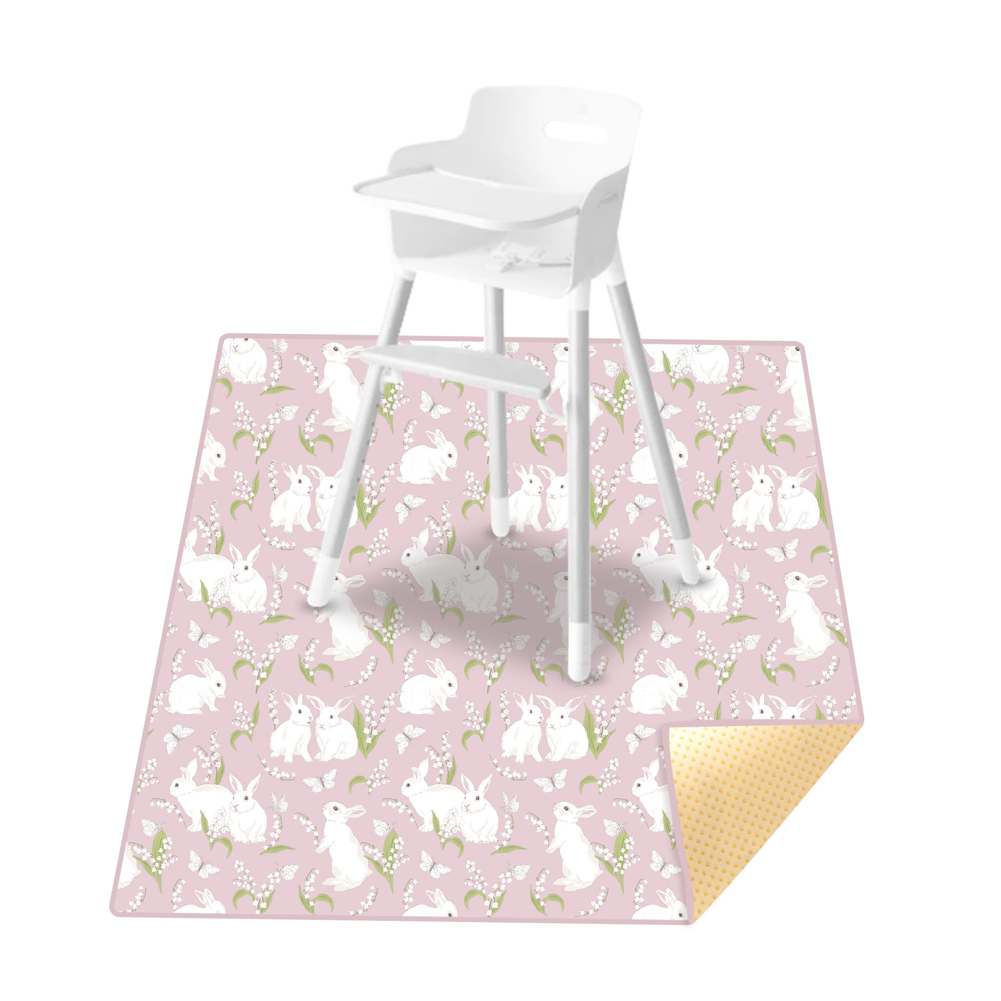 Baby Splat Mat for Under High Chair