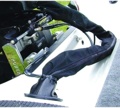 T-H Manga de aparejo con cremallera negra de 48 pulgadas de largo