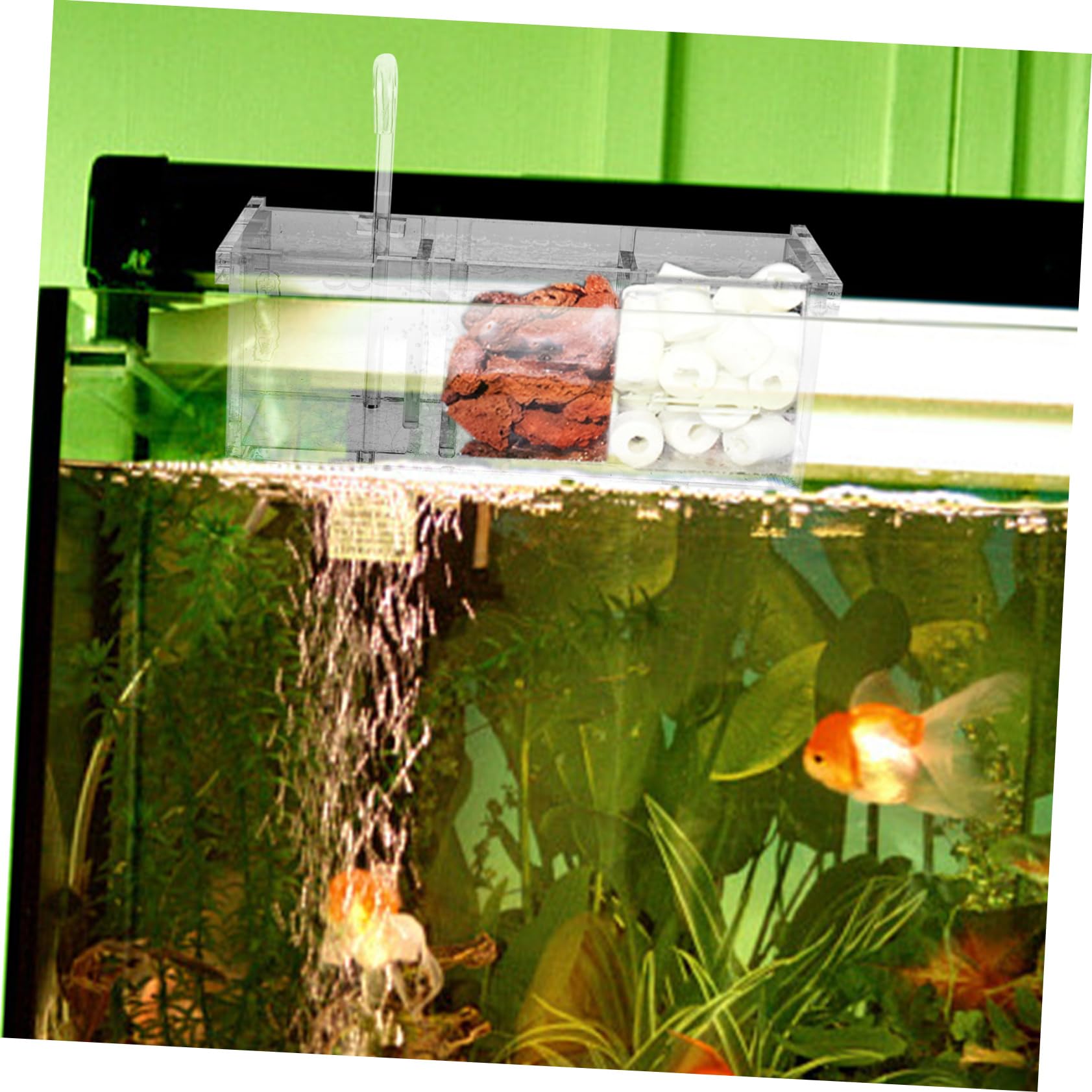 Aquarium Filtration Box Außenfilter Für Fischbecken Reinigungslösung Geräuschlos Und Wandmontierbar Für Verschiedene Aquariengrößen