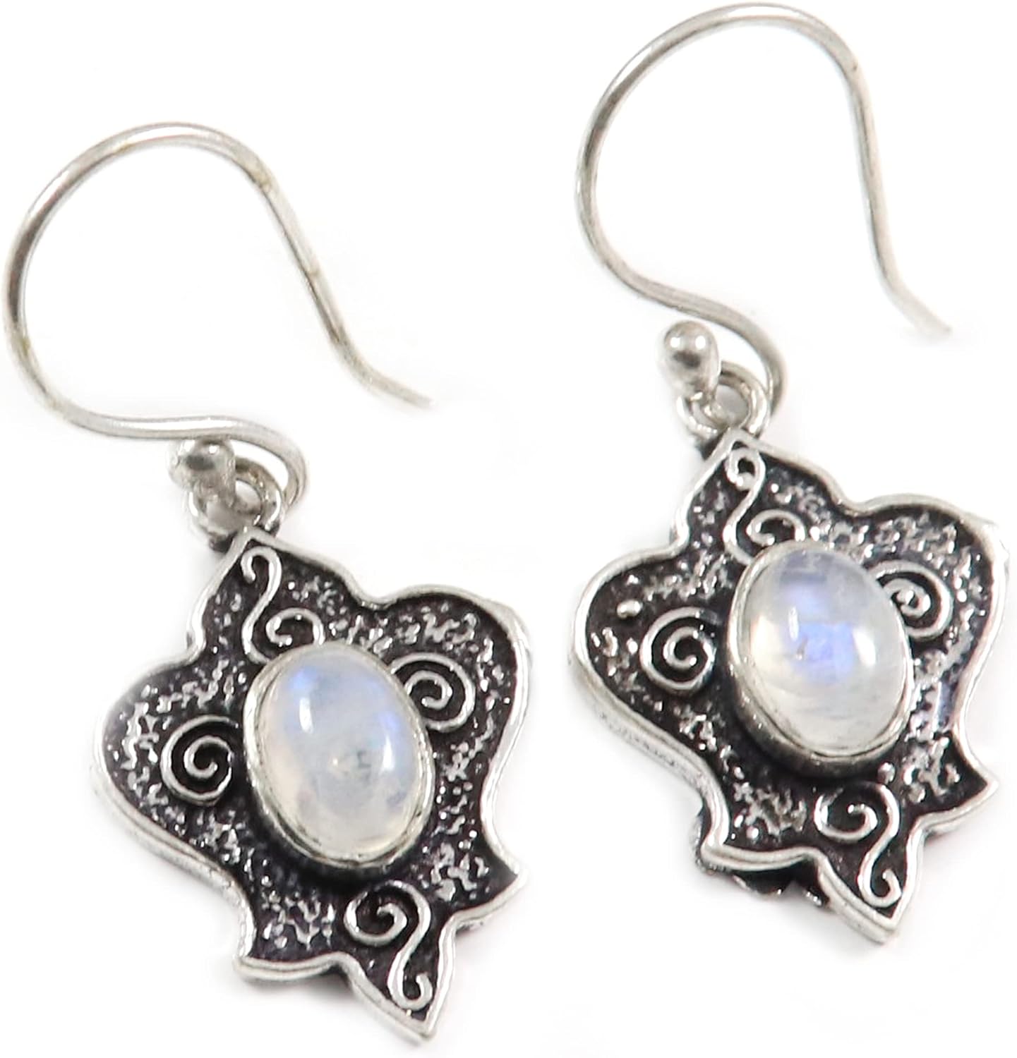 Goyal Exports 925 Sterling Silver Amethyst Faceted Carnelian Garnet Faceted Black OnyxGemstone Silver Drop/Dangle Earring Handmade Jewelry SEG120
