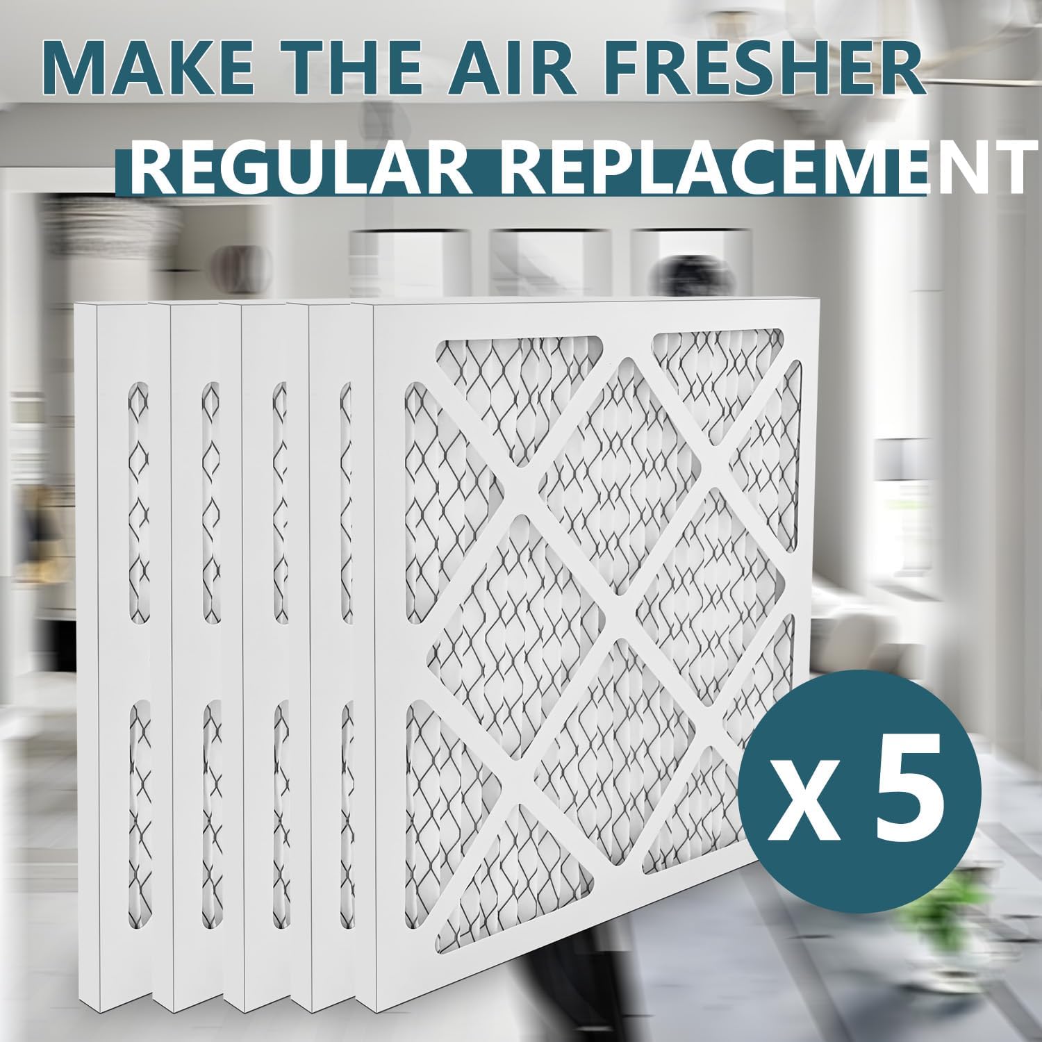 5pcs Pre-Filter Replacement Compatible with Vevor Air Scrubber ZHP2301-550/ BlueDri Air Shield 550 Scrubber Air Purifier, Protective Pre Filters - Image 4