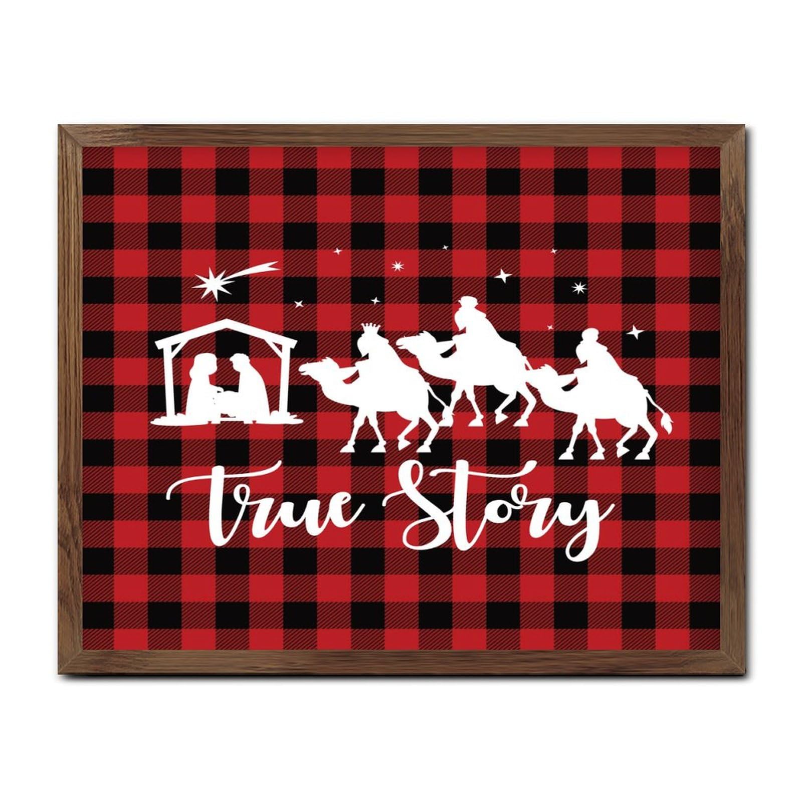 Plaque en bois Buffalo rustique pour réchauffer le foyer