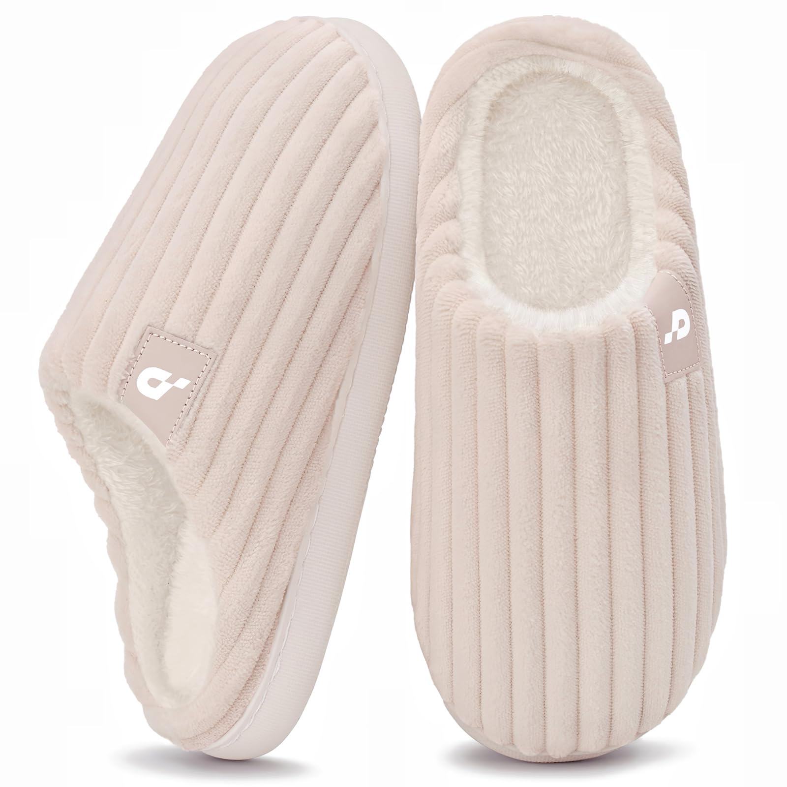 Coswind Hausschuhe Damen Herren Winter Warme Memory Foam Cord Pantoffeln | Weiches Plüsch-Innenfutter Slippers, Eleganter & Bequem, Rutschfeste, Indoor Outdoor, ideale Geschenk