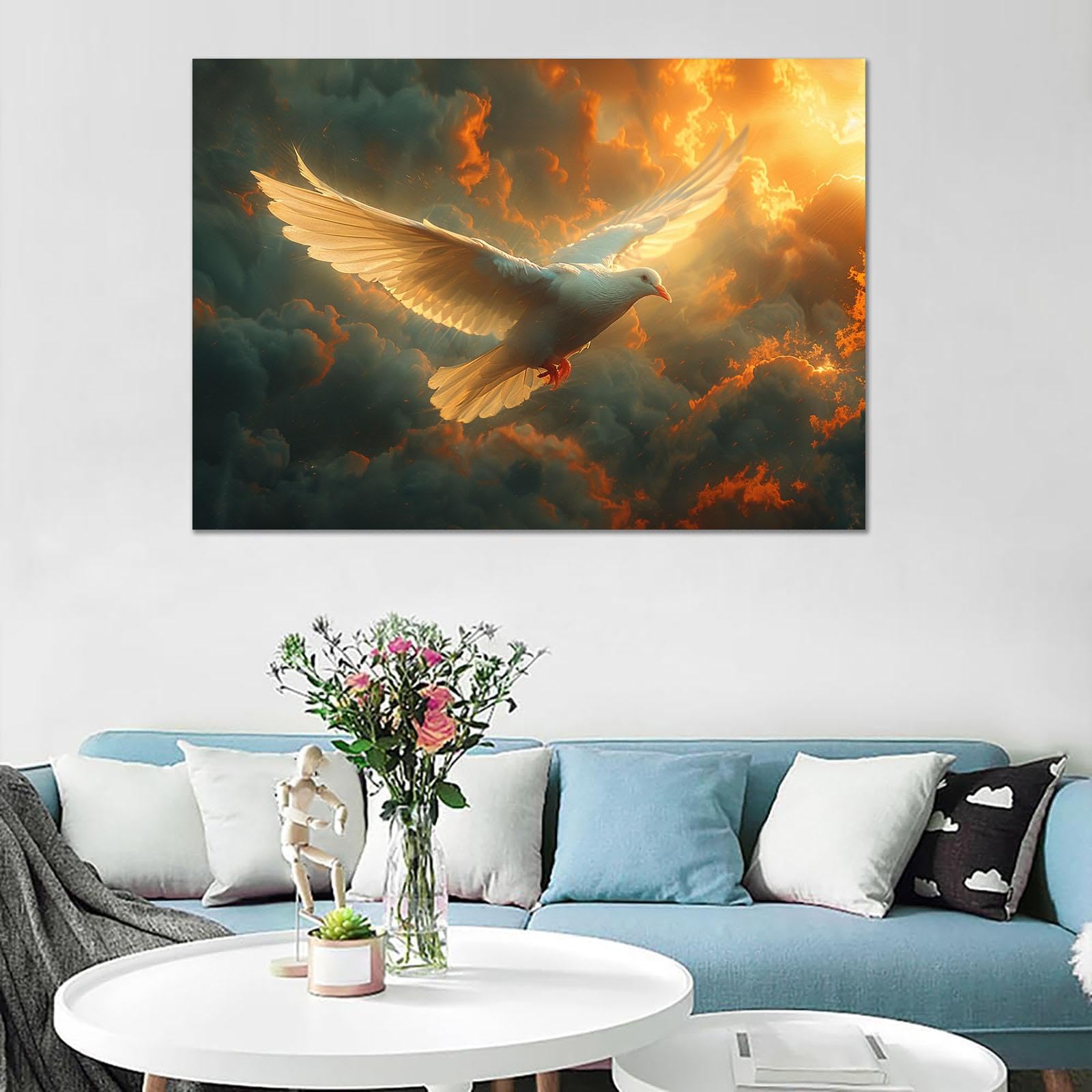 Amazon.com: EQOBKYE Canvas Print Home Decor,Christ Poster Painting