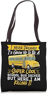 School Bus Driver Tote Bag