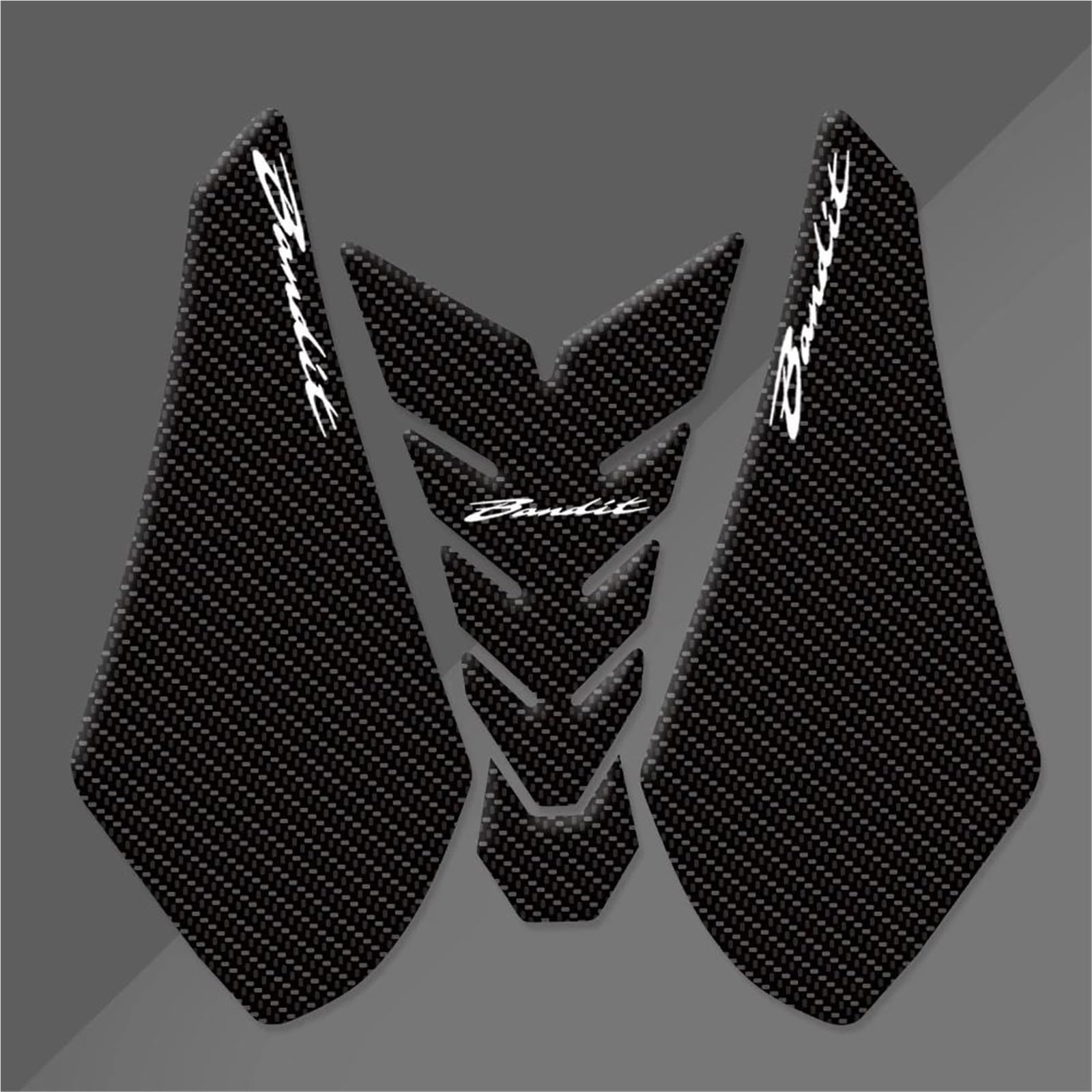 Jtwmty Color5 Motorcycle Tank Pad Protector Transparent Fishbone Sticker For Suzuki For Bandit 650 Gsf650 2007-2012 Bike Tank Film(Color5)