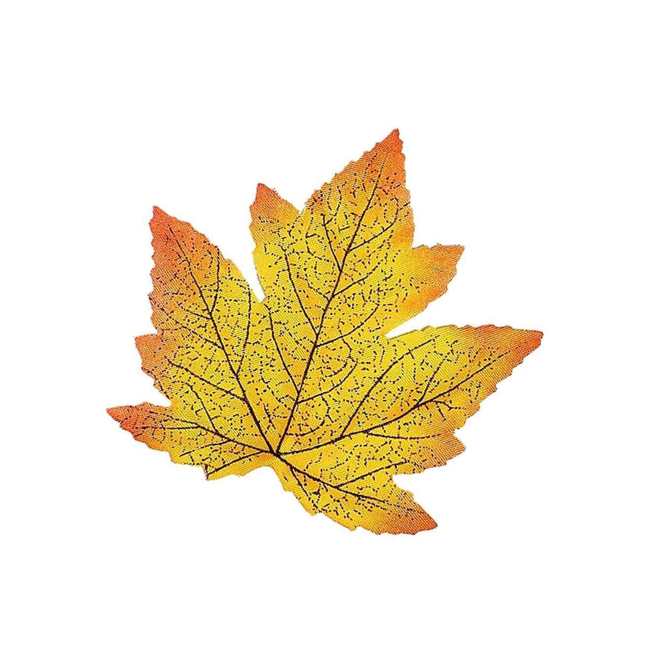 ALCXAZS Festive Artificial Maple Leaves Colorful Fall Decor for Parties and Gatherings