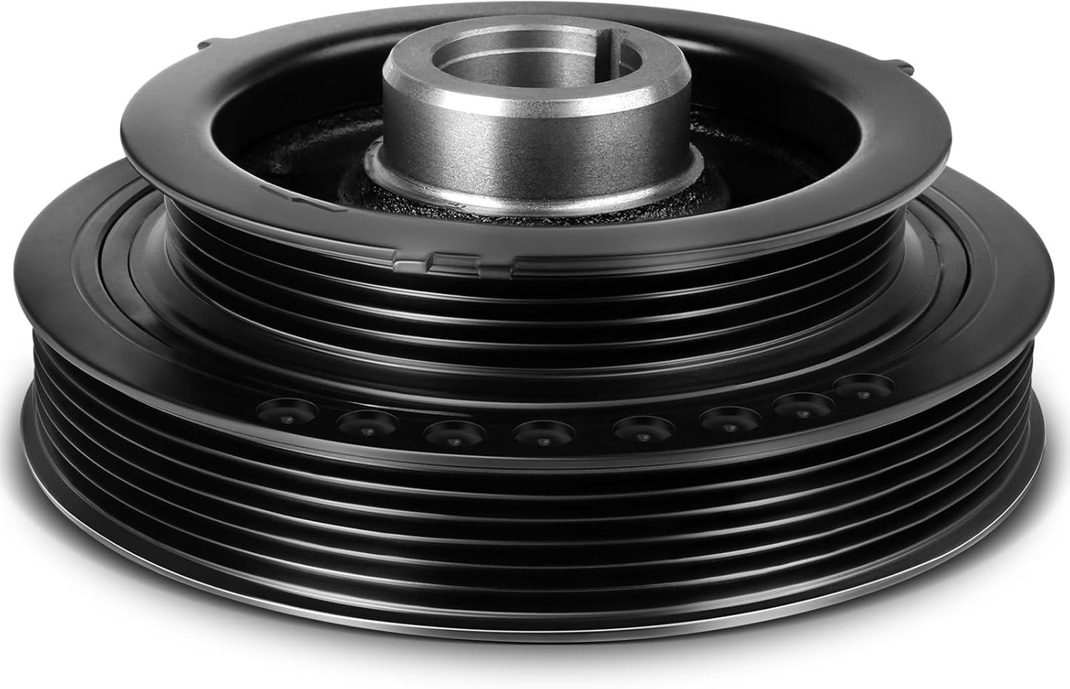 SCITOO 1230331U10 Harmonic Balancer Crankshaft Pulley Fits 1996-2001 for Infiniti I30 1995-2001 for Nissan Maxima