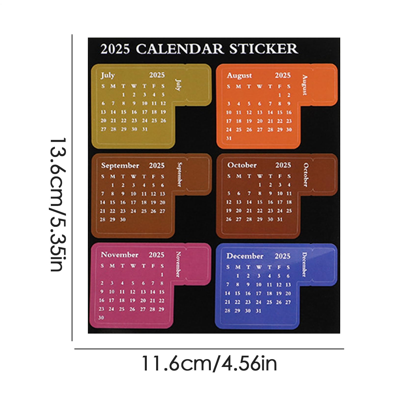 Linguette Mensili Per Agende Etichette Adesive 12 Per Pianificazione | Linguette Indice Adesive Calendario 2025 Album, Quaderni, Scuola, Università, Lavoro, Ufficio, Studenti, Insegnanti