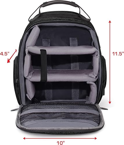 Miniatura 2 de USA Gear Funda de viaje para auriculares VR compatible con Meta Quest 3, Meta Quest 2, Oculus, controladores de realidad virtual y más accesorios de