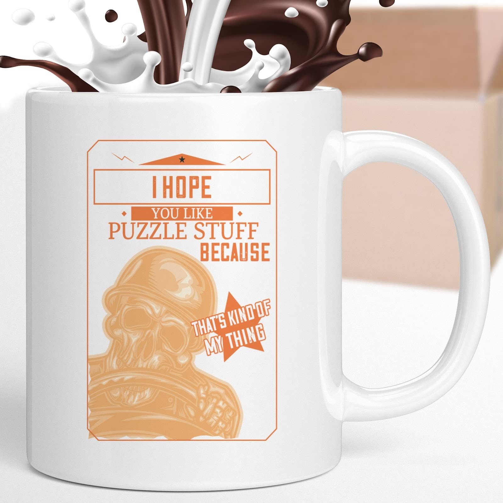 Coffee Mug Puzzle Lover - I Hope You Like Puzzle Because That's Of Funny Cups Gifts For , Family, Coworker, Father, Mother On Holidays, New Year, Birthday Cup 596972