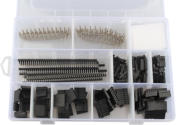 HALJIA 775PCS 2 54 nbsp mm connettore PCB ponticello cavo pin femmina con singola fila femmina maschio intestazione 10ROW 40PIN assortimento kit per DuPont HALJIA 775PCS 2 54 nbsp mm connettore PCB ponticello cavo pin femmina con singola fila femmina maschio intestazione 10ROW 40PIN assortimento kit per DuPont
